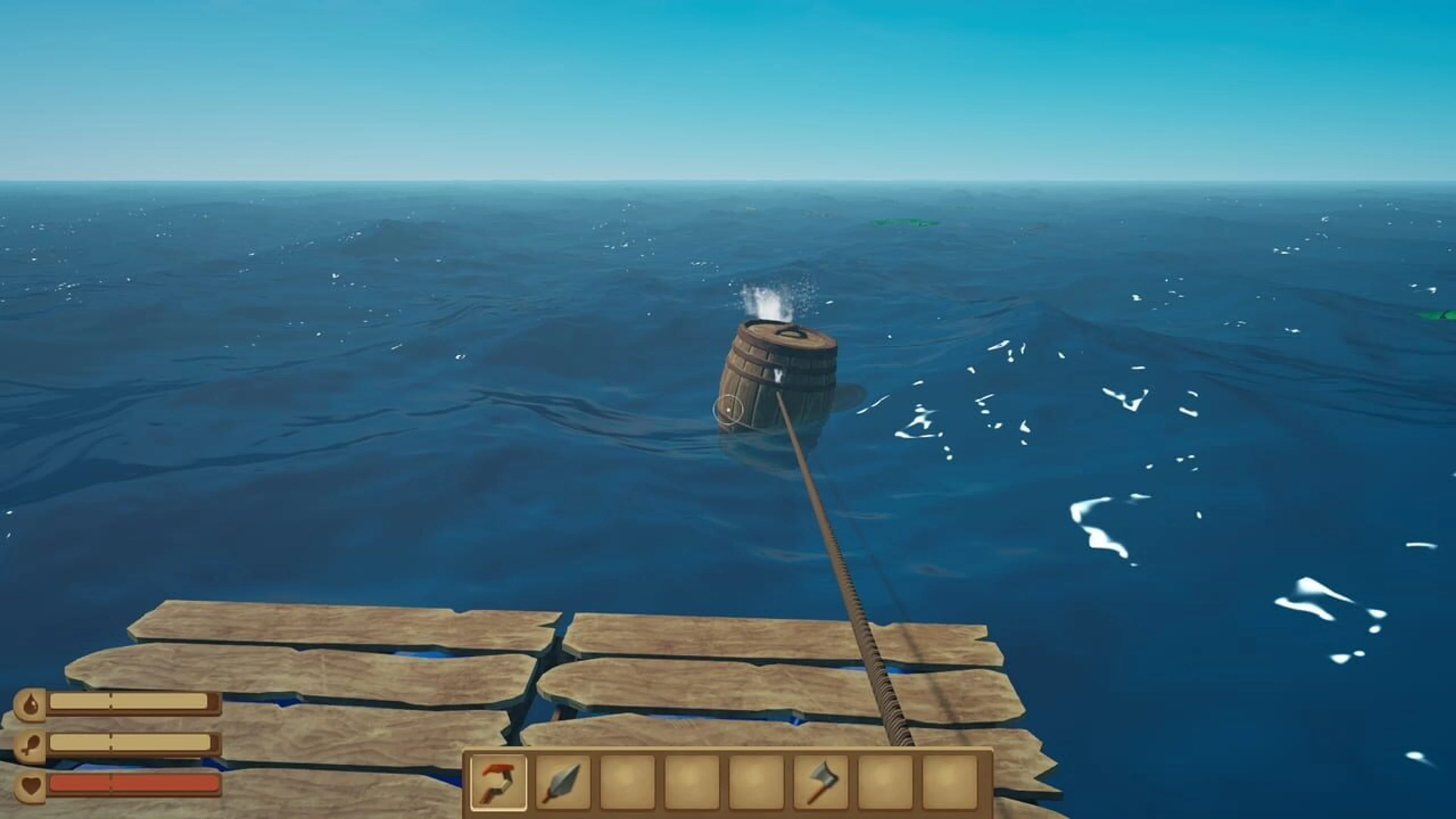 Raft weapons laid out for a PMC loadout comparison